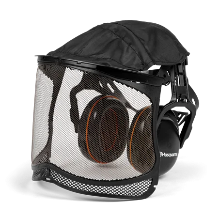 Hörselskydd med nätvisir