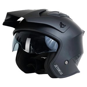 OPEN FACE HELMET - Black