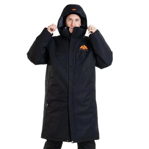 PIT COAT - Black/Orange