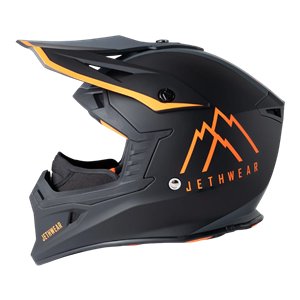 Force Helmet - Black/Grey/Orange