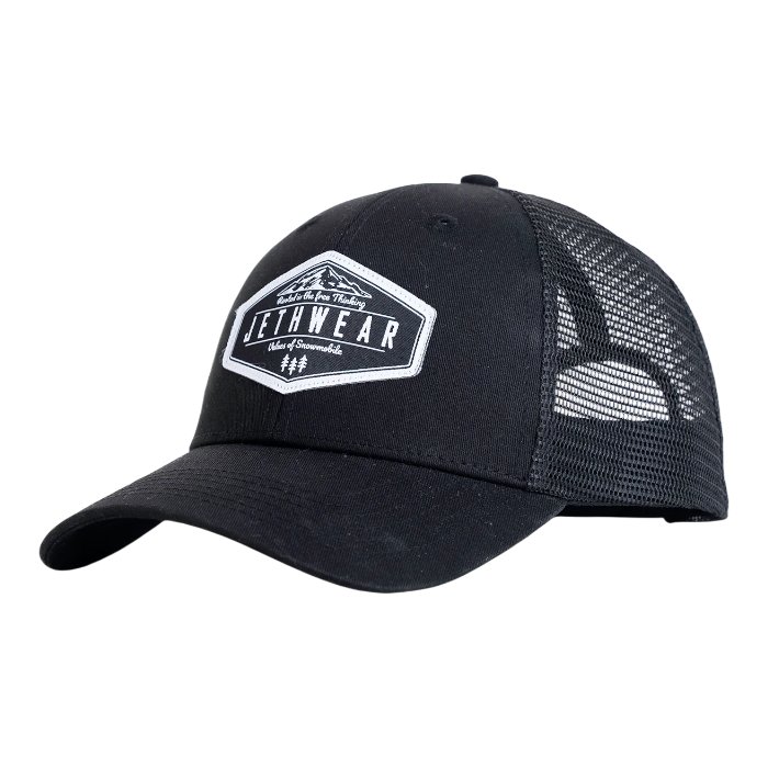 Trucker Cap - Rooted - Black/White