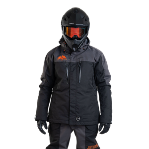 Adapt Jacket - Black/Iron/Orange - 3in1