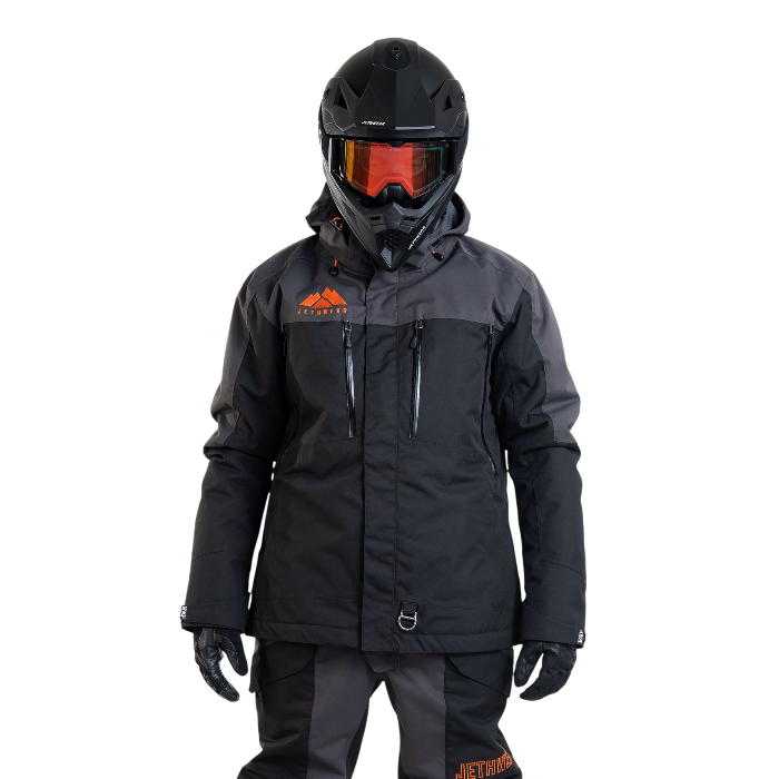 Adapt Jacket - Black/Iron/Orange - 3in1