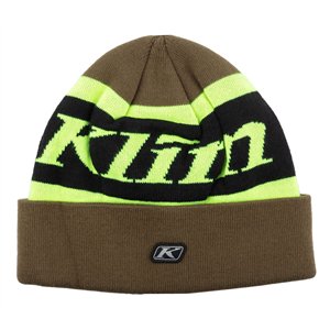 Belmont Point Beanie ONE SIZE FITS ALL Dark Olive - Hi-Vis