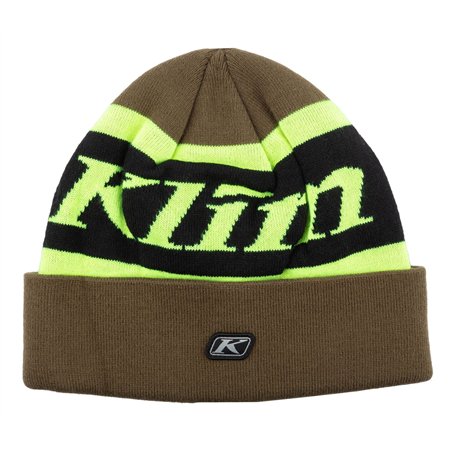 Belmont Point Beanie ONE SIZE FITS ALL Dark Olive - Hi-Vis Belmont Point Beanie ONE SIZE FITS ALL Dark Olive - Hi-Vis