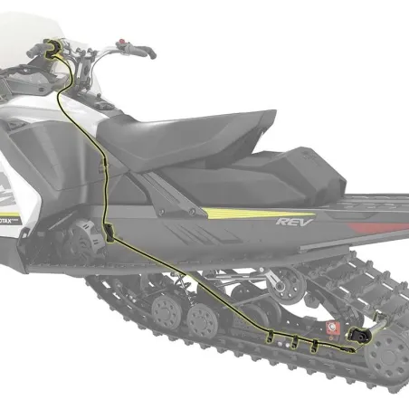 Fjärrmanövrerat justerbart kopplingsblock