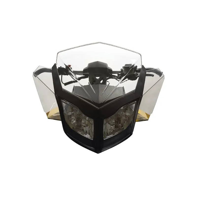 Medium vindruta med sidovindavvisare